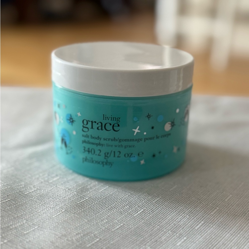 Philosophy Living Grace Salt Body Scrub 12 oz – New Sealed